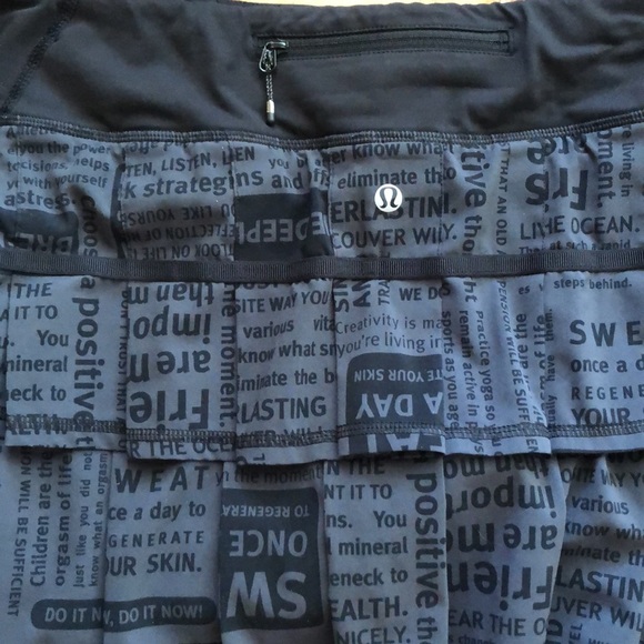 RARE lululemon Pace Setter Skirt manifesto 10 - Picture 5 of 8